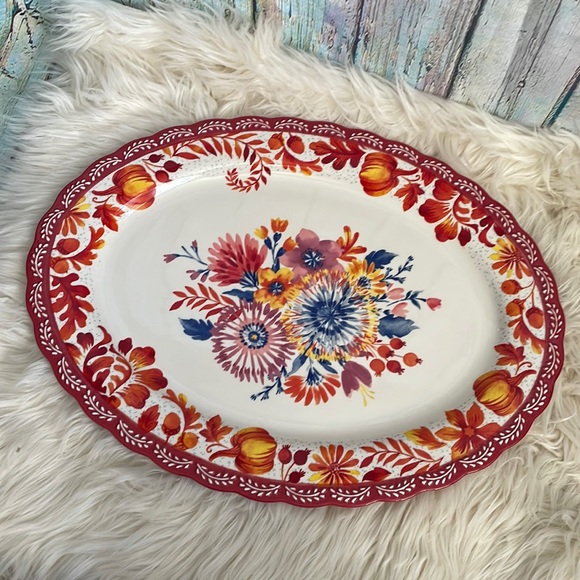 The Pioneer Woman Woodland Whimsy Turkey Tray